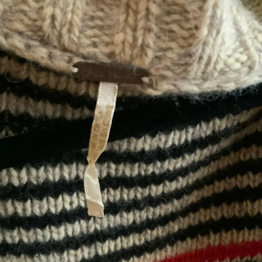 Free People Multicolor Wool Blend Boho Cardigan Sweater - XS - Picture 3 of 5